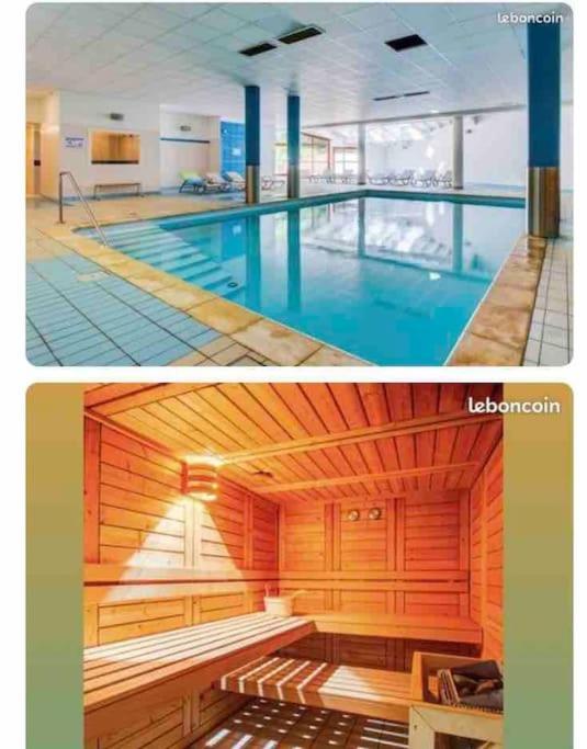 Au Bout Du Bois Piscine Sauna Hammam Accessible En Saison Et Le Logement Accessible Toute L Annee 레데세르 외부 사진